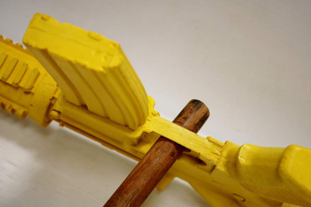 Ring's Blueguns Colt Law Enforcement Carbine Safety Yellow AR15 Dummy Rifle-img-29