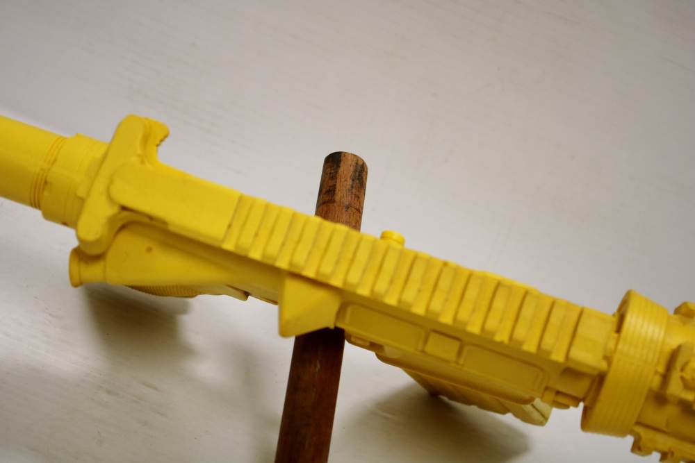 Ring's Blueguns Colt Law Enforcement Carbine Safety Yellow AR15 Dummy Rifle-img-21