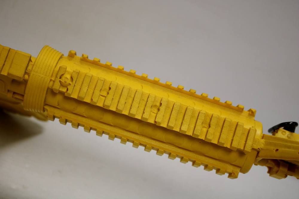 Ring's Blueguns Colt Law Enforcement Carbine Safety Yellow AR15 Dummy Rifle-img-22