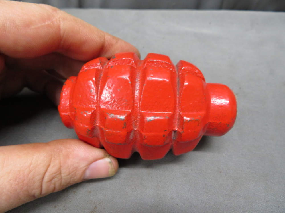 WARSAW PACT F1 PRACTICE TRAINING GRENADE-NICE ORIGINAL PAINT-img-1