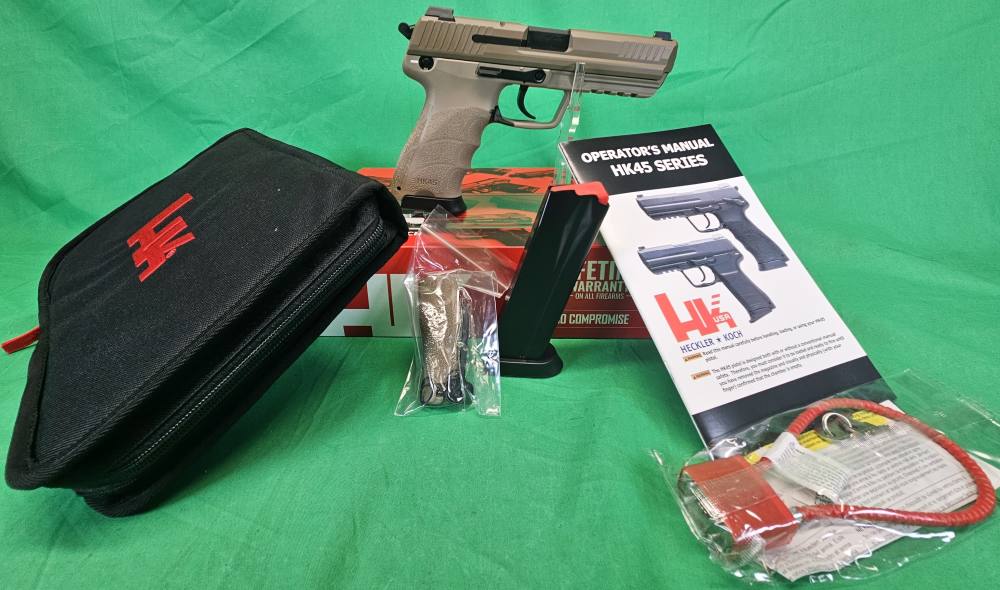 NIB Heckler And Koch HK45 V1 .45 ACP RAL 7006 DA/SA-img-4
