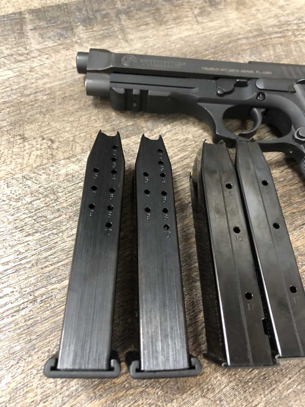 Nice Taurus PT 92 AF-D 9mm Semi Auto Pistol 5" Barrel w/ 4 Mags Black-img-19