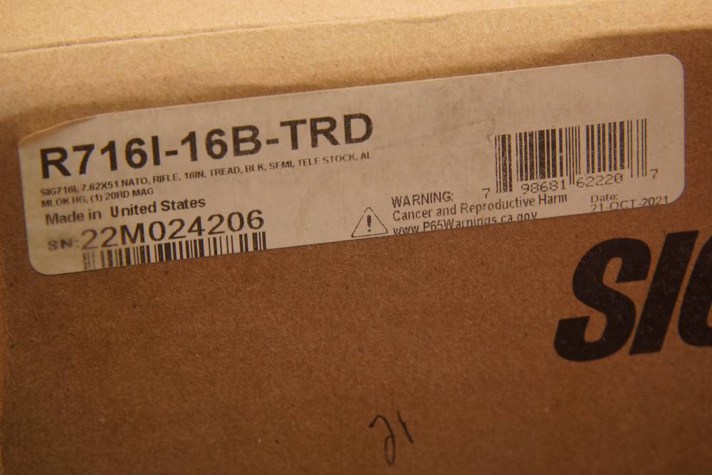 USED Sig Sauer 716 7.62X51 16" barrel W/ box Very Good to Excellent cond.-img-40
