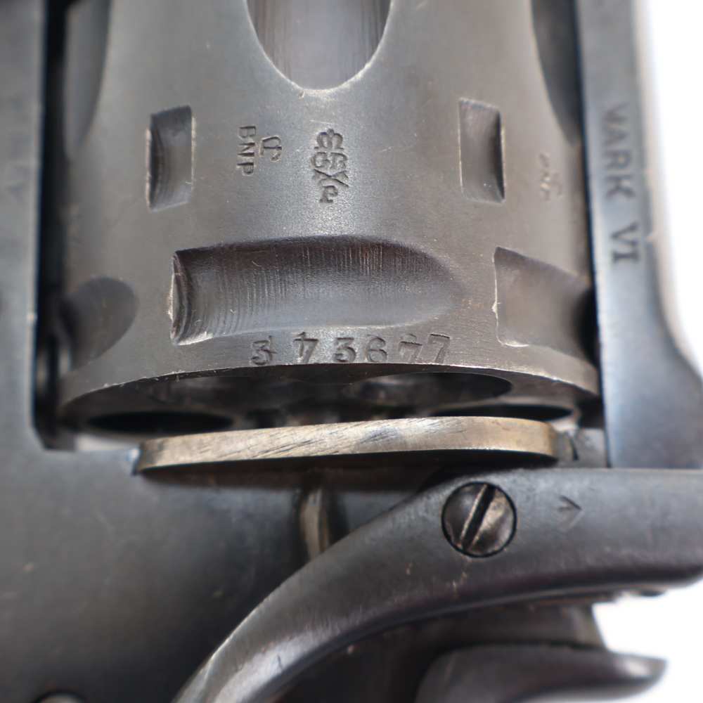 Webley Mark VI 45 ACP Conversion, 6 Shot Cylinder W/ 18 Moon Clips, C&R Ok!-img-28