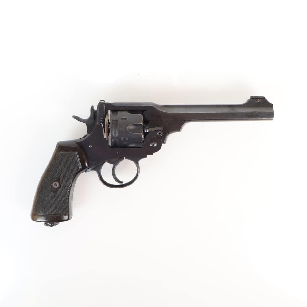 Webley Mark VI 45 ACP Conversion, 6 Shot Cylinder W/ 18 Moon Clips, C&R Ok!-img-0