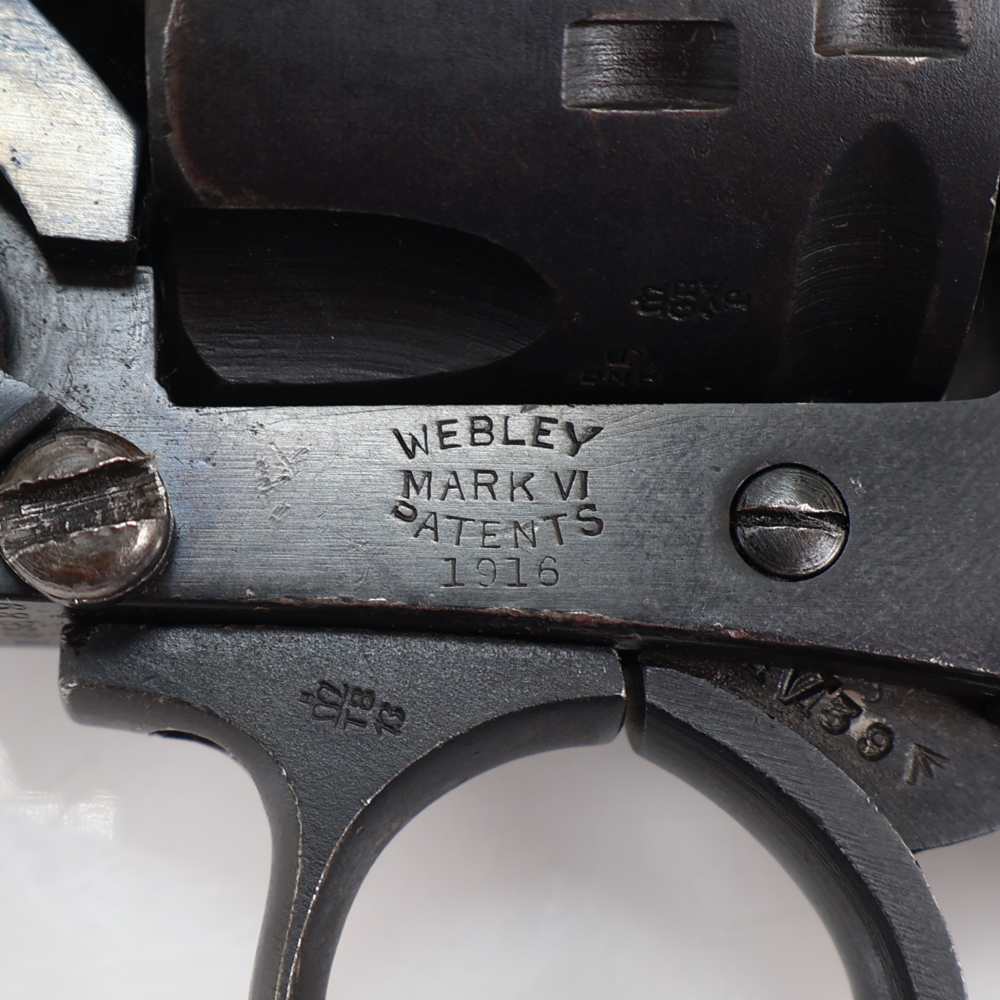 Webley Mark VI 45 ACP Conversion, 6 Shot Cylinder W/ 18 Moon Clips, C&R Ok!-img-25