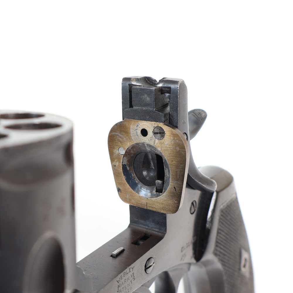 Webley Mark VI 45 ACP Conversion, 6 Shot Cylinder W/ 18 Moon Clips, C&R Ok!-img-11