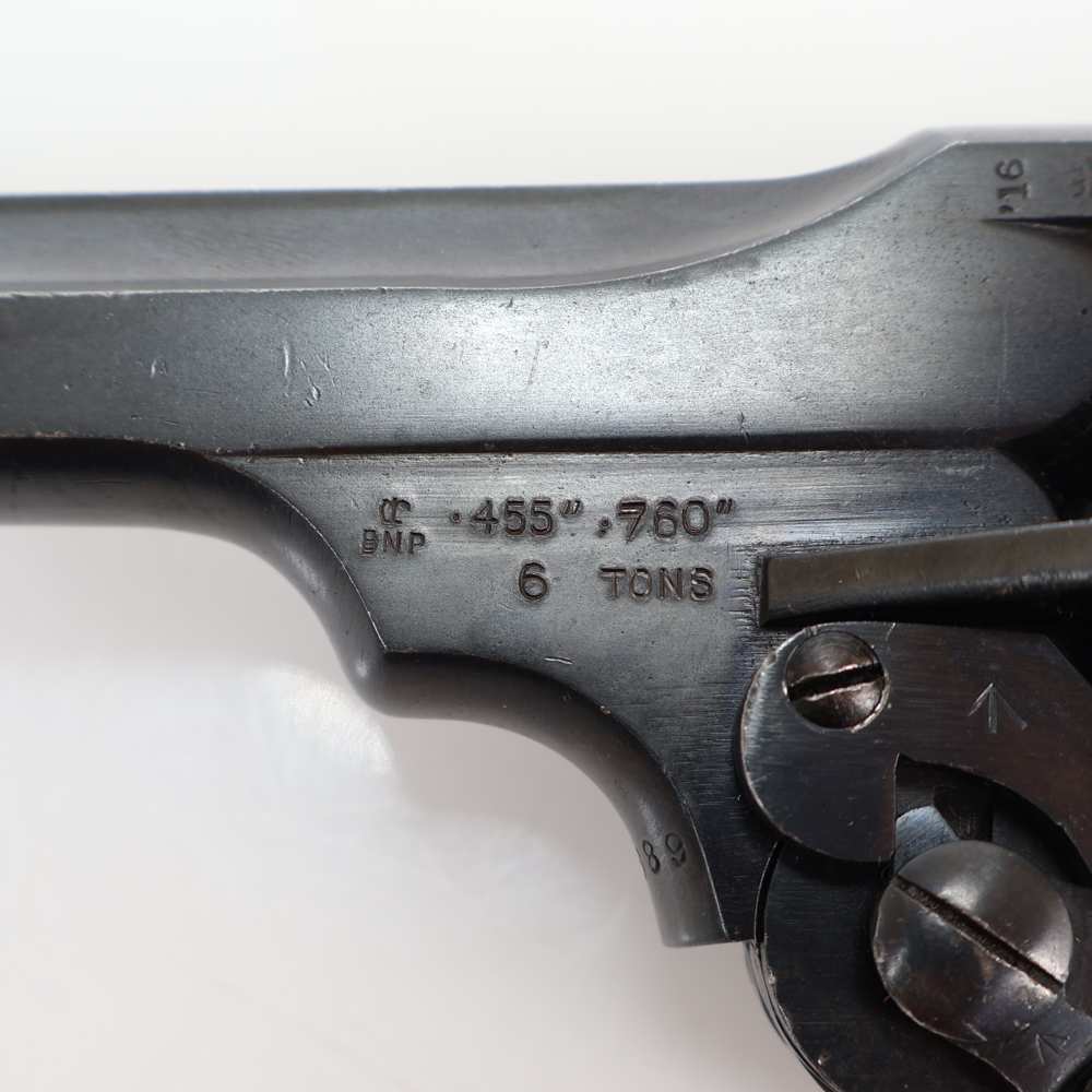 Webley Mark VI 45 ACP Conversion, 6 Shot Cylinder W/ 18 Moon Clips, C&R Ok!-img-23