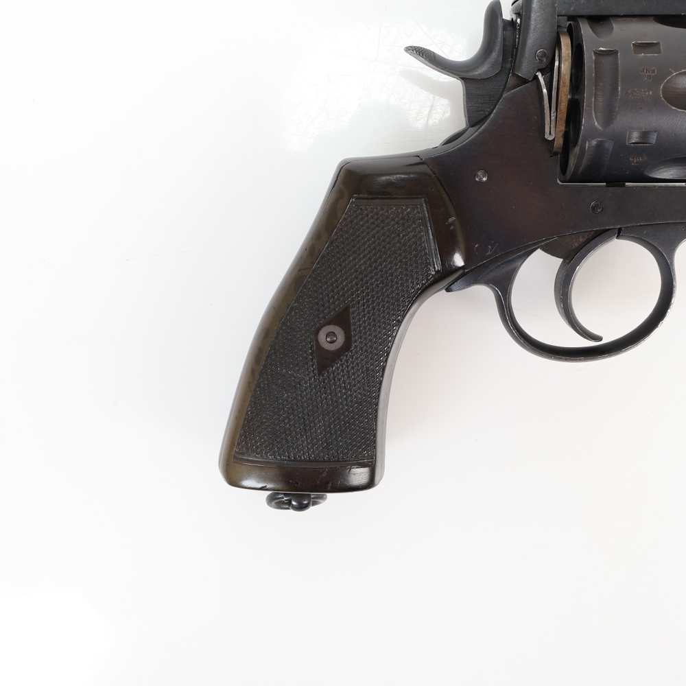 Webley Mark VI 45 ACP Conversion, 6 Shot Cylinder W/ 18 Moon Clips, C&R Ok!-img-1