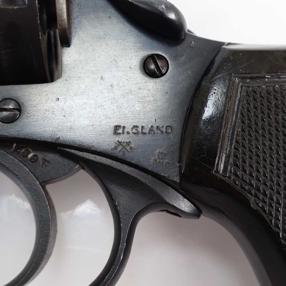 Webley Mark VI 45 ACP Conversion, 6 Shot Cylinder W/ 18 Moon Clips, C&R Ok!-img-26