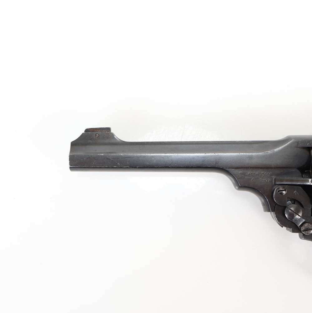 Webley Mark VI 45 ACP Conversion, 6 Shot Cylinder W/ 18 Moon Clips, C&R Ok!-img-7