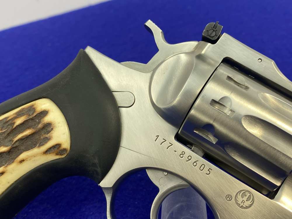 2016 Ruger GP100 10-Shot .22 LR Revolver 5.5" *GENUINE STAG INSERT GRIPS*-img-12