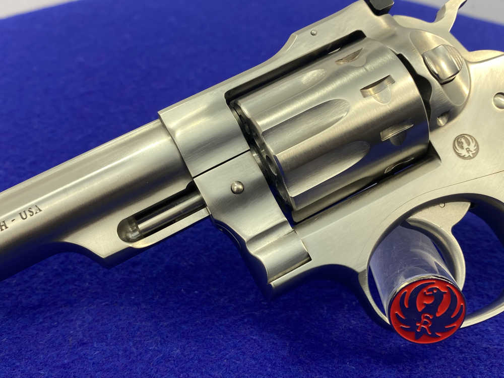 2016 Ruger GP100 10-Shot .22 LR Revolver 5.5" *GENUINE STAG INSERT GRIPS*-img-8