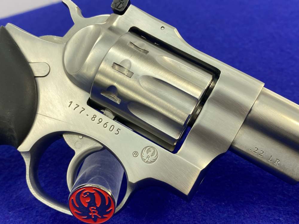 2016 Ruger GP100 10-Shot .22 LR Revolver 5.5" *GENUINE STAG INSERT GRIPS*-img-13