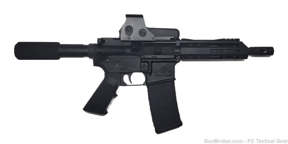 AMF-16 .223 Wylde AR, 7.5" M4 Barrel 1:7 Twist Pistol Length Gas system-img-1