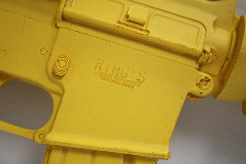 Ring's Blueguns Colt AR-15 A2 Gov't Model Safety Yellow Dummy Rifle-img-23