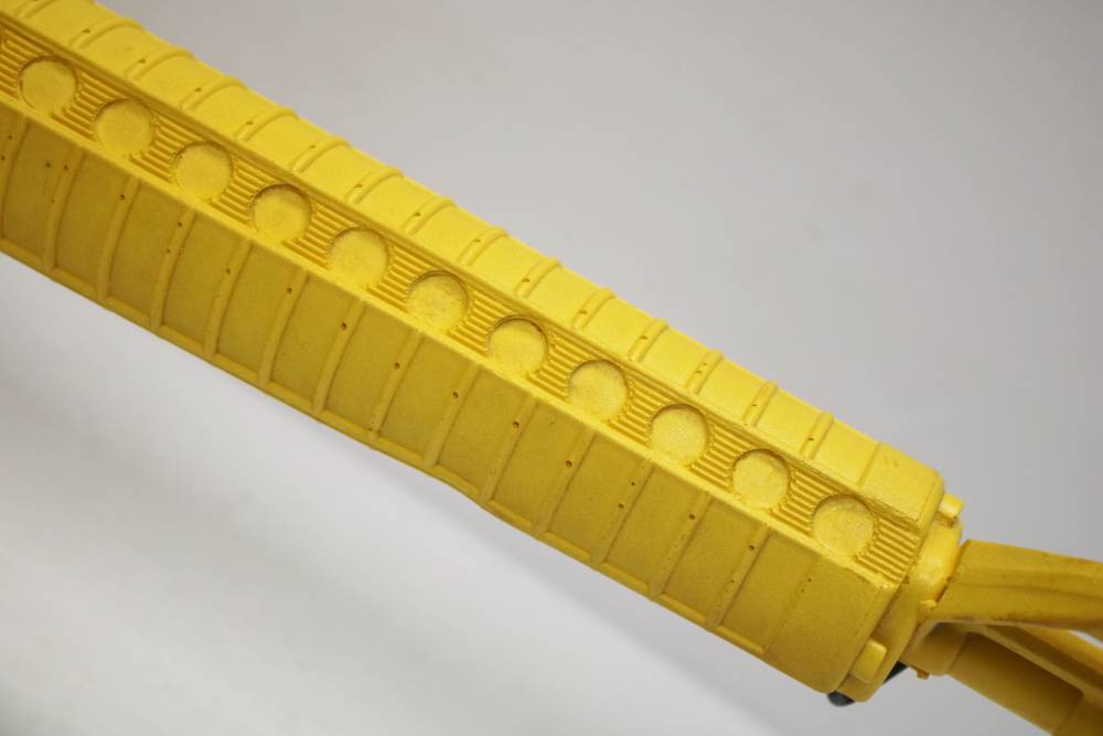 Ring's Blueguns Colt AR-15 A2 Gov't Model Safety Yellow Dummy Rifle-img-31