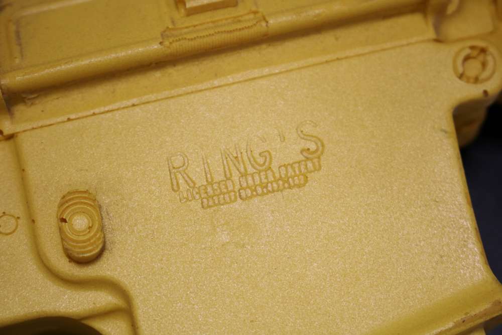 Ring's Blueguns Colt AR-15 A2 Gov't Model Safety Yellow Dummy Rifle-img-14