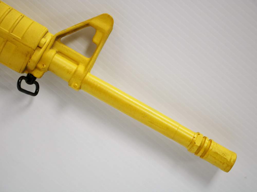 Ring's Blueguns Colt AR-15 A2 Gov't Model Safety Yellow Dummy Rifle-img-26