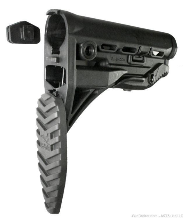 Sabre Tactical GL-Shock Stock w/ Adjustable Cheek Riser Black FREE SHIPPING-img-1