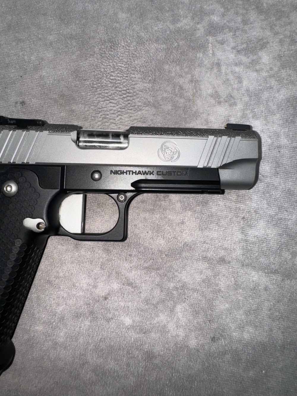 USED! NIGHTHAWK CUSTOM BOB MARVEL 2011 TWO TONE 9MM W/ ORIG BAG 2 MAGS -img-6