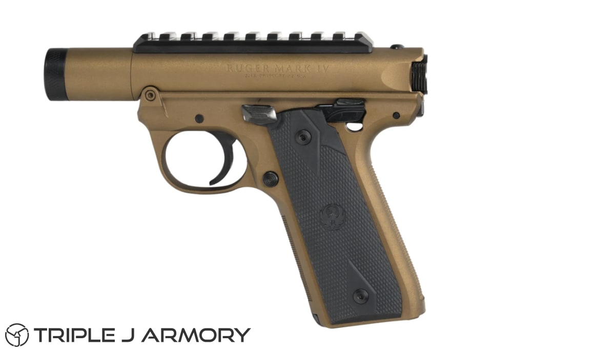 Ruger Mark IV 22/45 Tactical .22 LR Pistol Burnt Bronze-img-0
