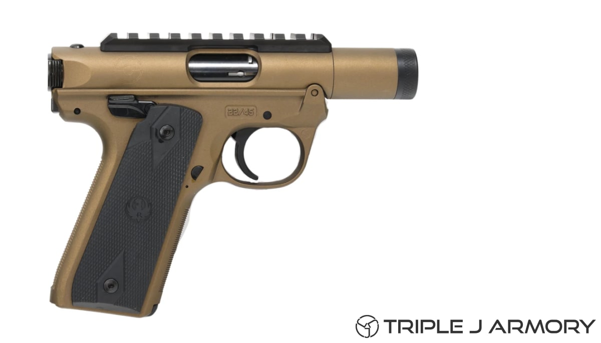 Ruger Mark IV 22/45 Tactical .22 LR Pistol Burnt Bronze-img-2