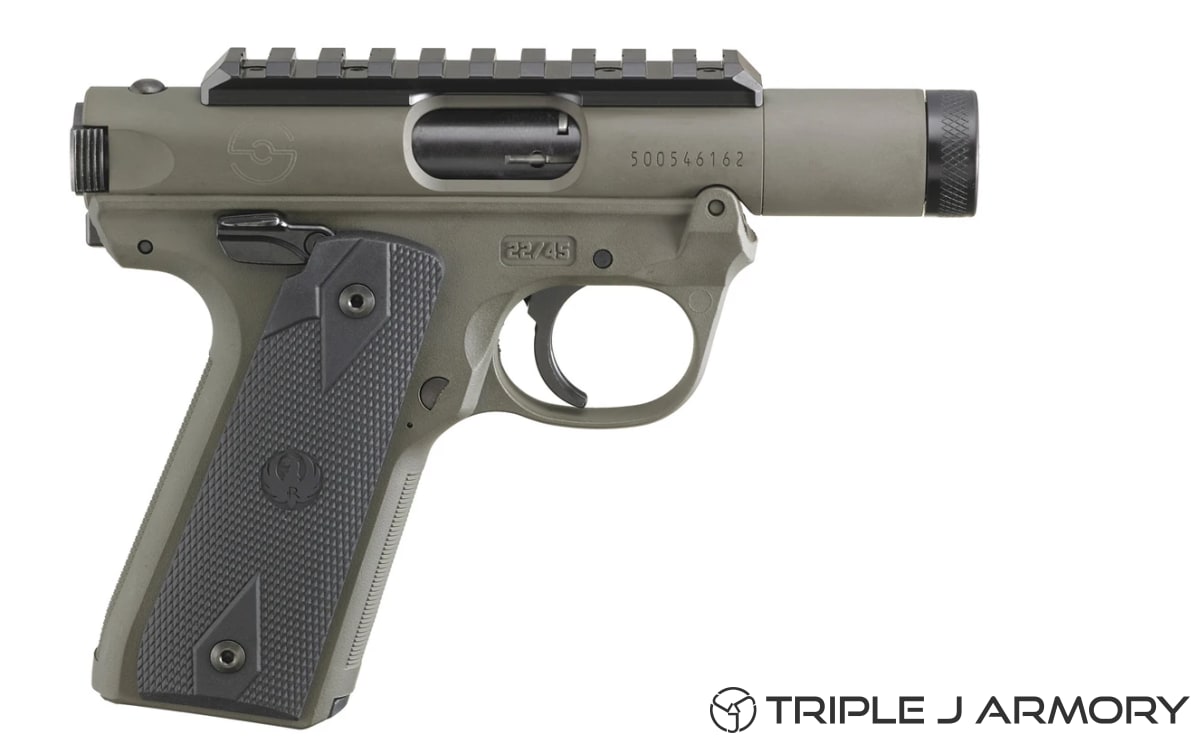 Ruger Mark IV 22/45 Tactical .22 LR Pistol OD Green-img-2