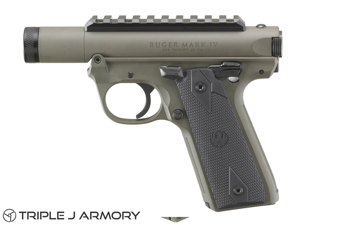 Ruger Mark IV 22/45 Tactical .22 LR Pistol OD Green-img-0