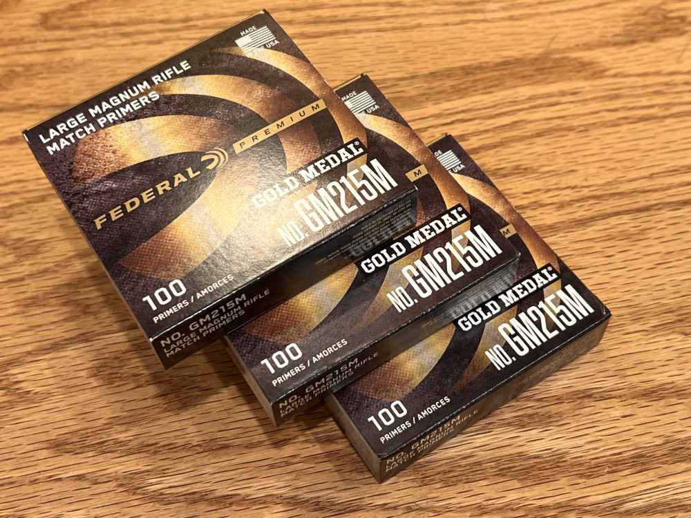  Large Rifle Magnum Match Primers Federal Premium GM215M 300 Primers -img-0