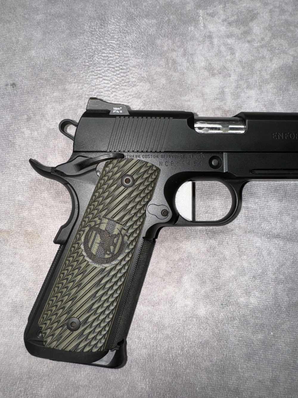 USED! NIGHTHAWK CUSTOM MODEL ENFORCER 1911 .45 ACP ORIG BAG 3 MAGS -img-4