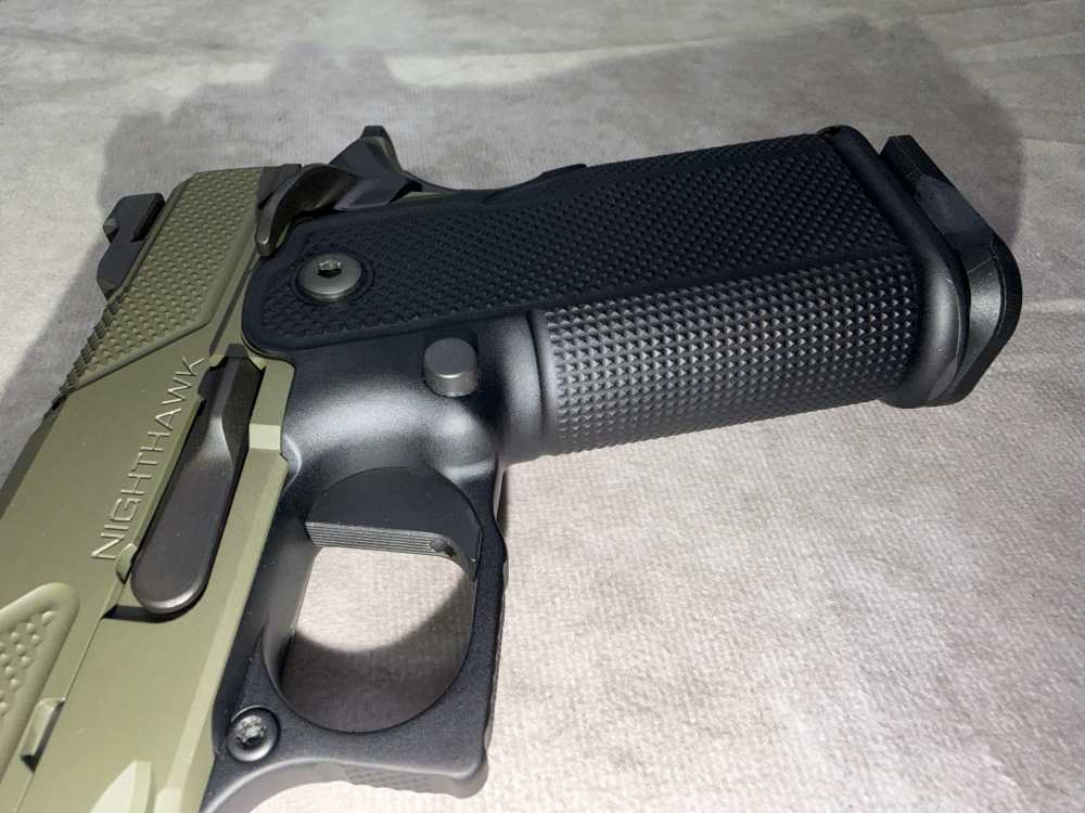 NEW! NIGHTHAWK CUSTOMS DOUBLE AGENT IOS 9MM PISTOL OD GREEN 16RD 4.25” -img-13