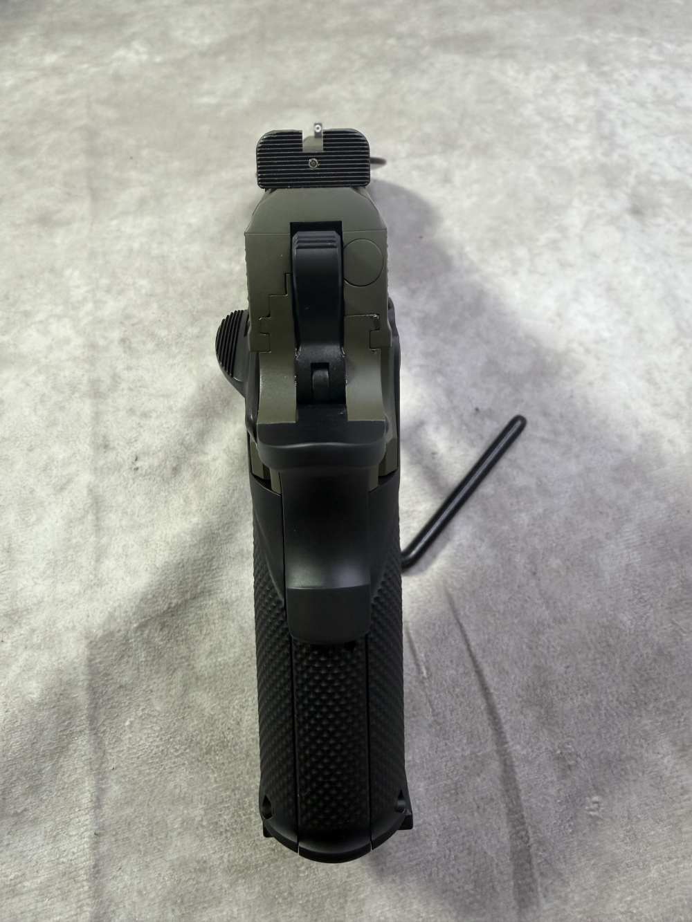 NEW! NIGHTHAWK CUSTOMS DOUBLE AGENT IOS 9MM PISTOL OD GREEN 16RD 4.25” -img-15