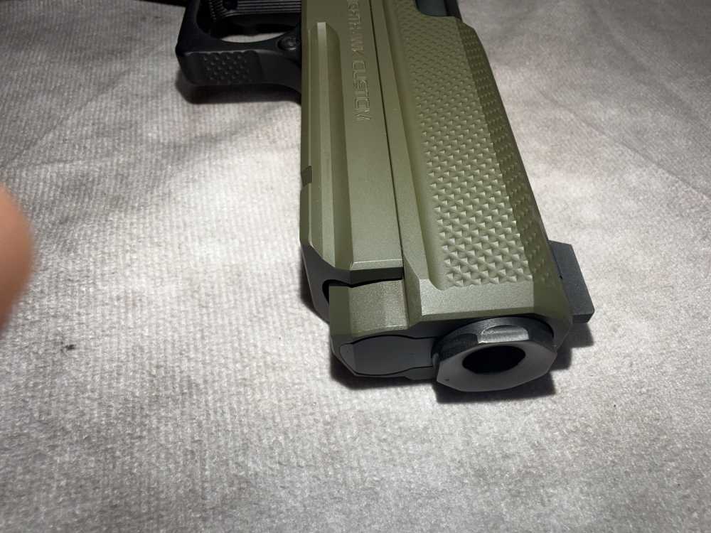 NEW! NIGHTHAWK CUSTOMS DOUBLE AGENT IOS 9MM PISTOL OD GREEN 16RD 4.25” -img-6
