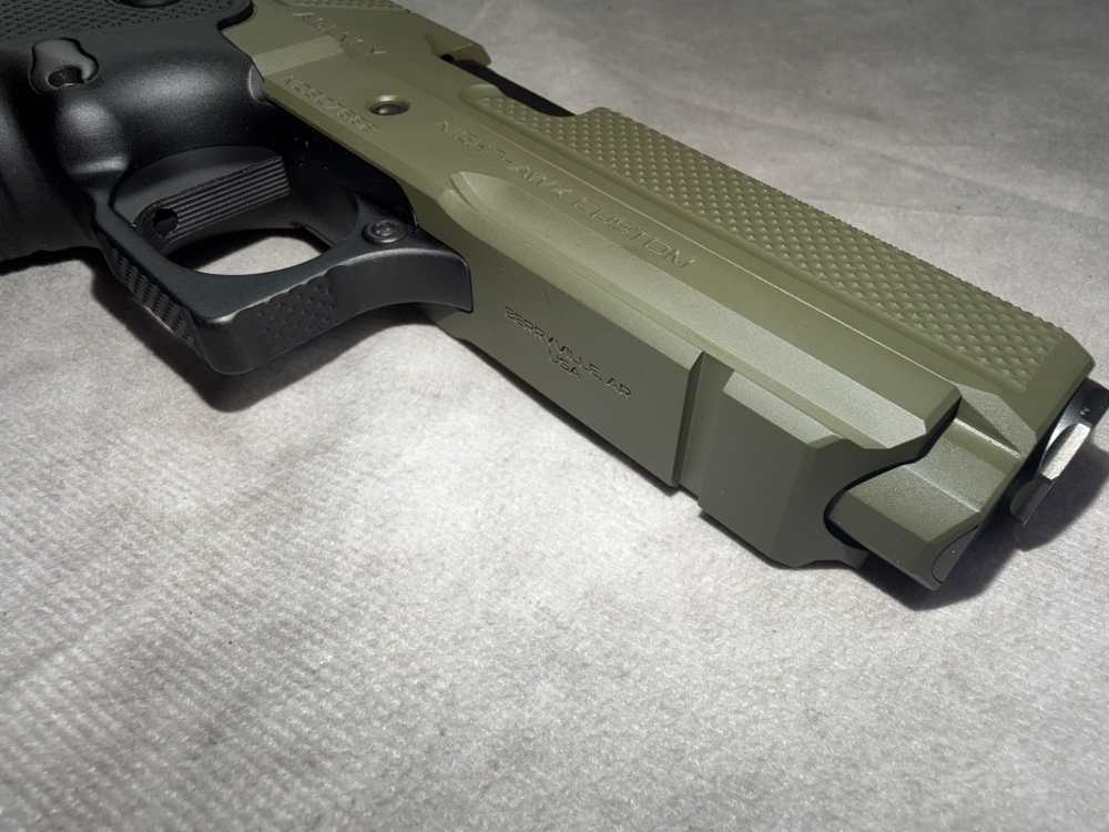 NEW! NIGHTHAWK CUSTOMS DOUBLE AGENT IOS 9MM PISTOL OD GREEN 16RD 4.25” -img-7