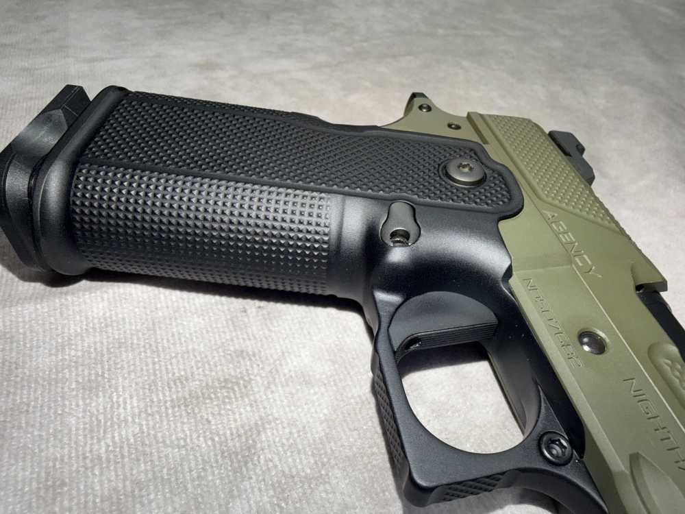 NEW! NIGHTHAWK CUSTOMS DOUBLE AGENT IOS 9MM PISTOL OD GREEN 16RD 4.25” -img-8
