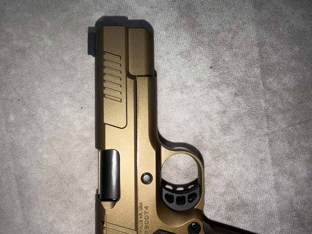 NEW! NIGHTHAWK MODEL 1911 DELEGATE IOS 9MM SINGLE STACK PISTOL BURNT BRONZE-img-5