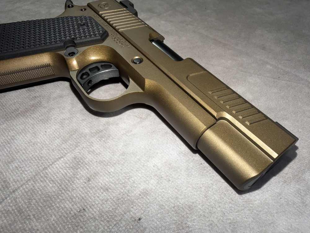 NEW! NIGHTHAWK MODEL 1911 DELEGATE IOS 9MM SINGLE STACK PISTOL BURNT BRONZE-img-8