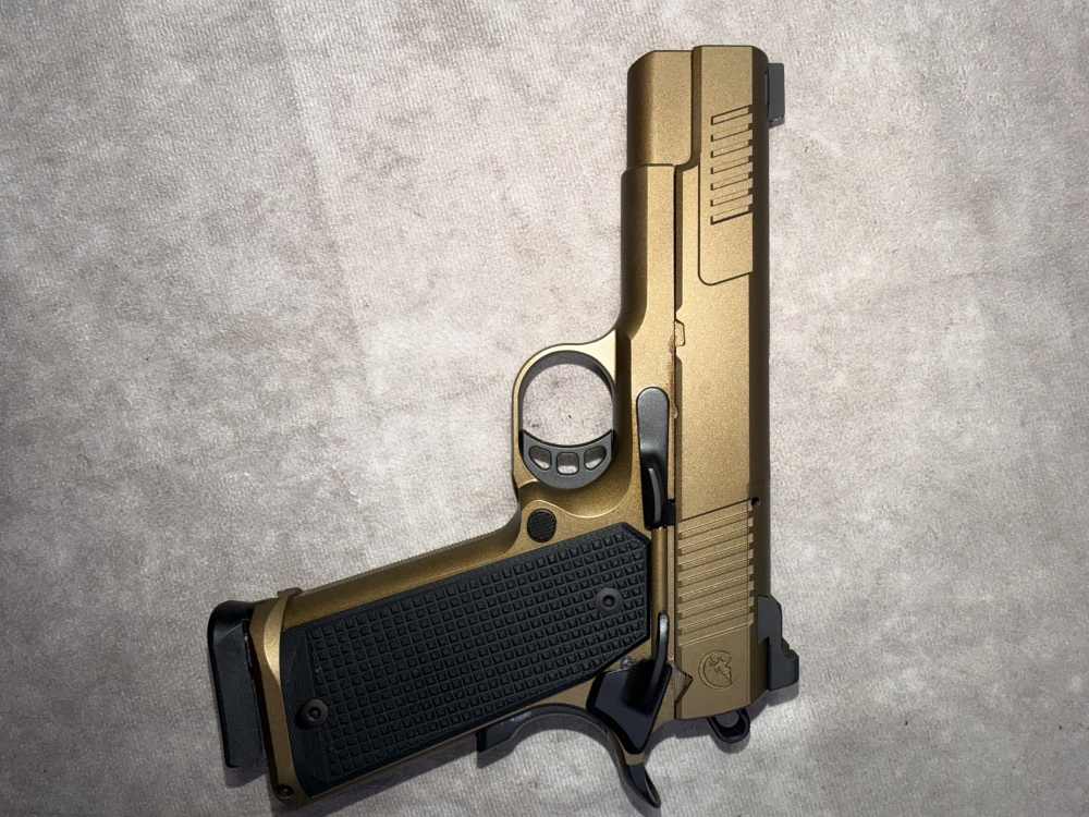 NEW! NIGHTHAWK MODEL 1911 DELEGATE IOS 9MM SINGLE STACK PISTOL BURNT BRONZE-img-10