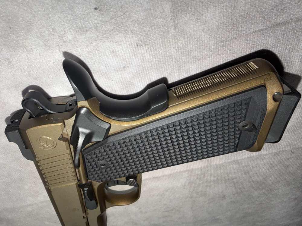 NEW! NIGHTHAWK MODEL 1911 DELEGATE IOS 9MM SINGLE STACK PISTOL BURNT BRONZE-img-14
