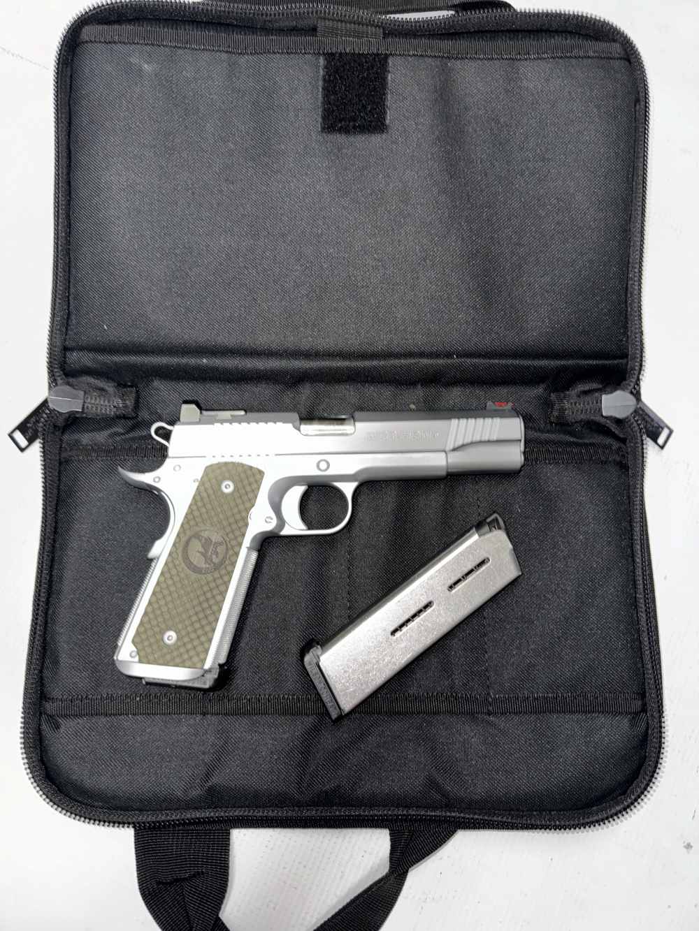 USED! NIGHTHAWK CUSTOM MODEL WARHAWK 1911 .45 ACP ORIG BAG 2 MAGS-img-3