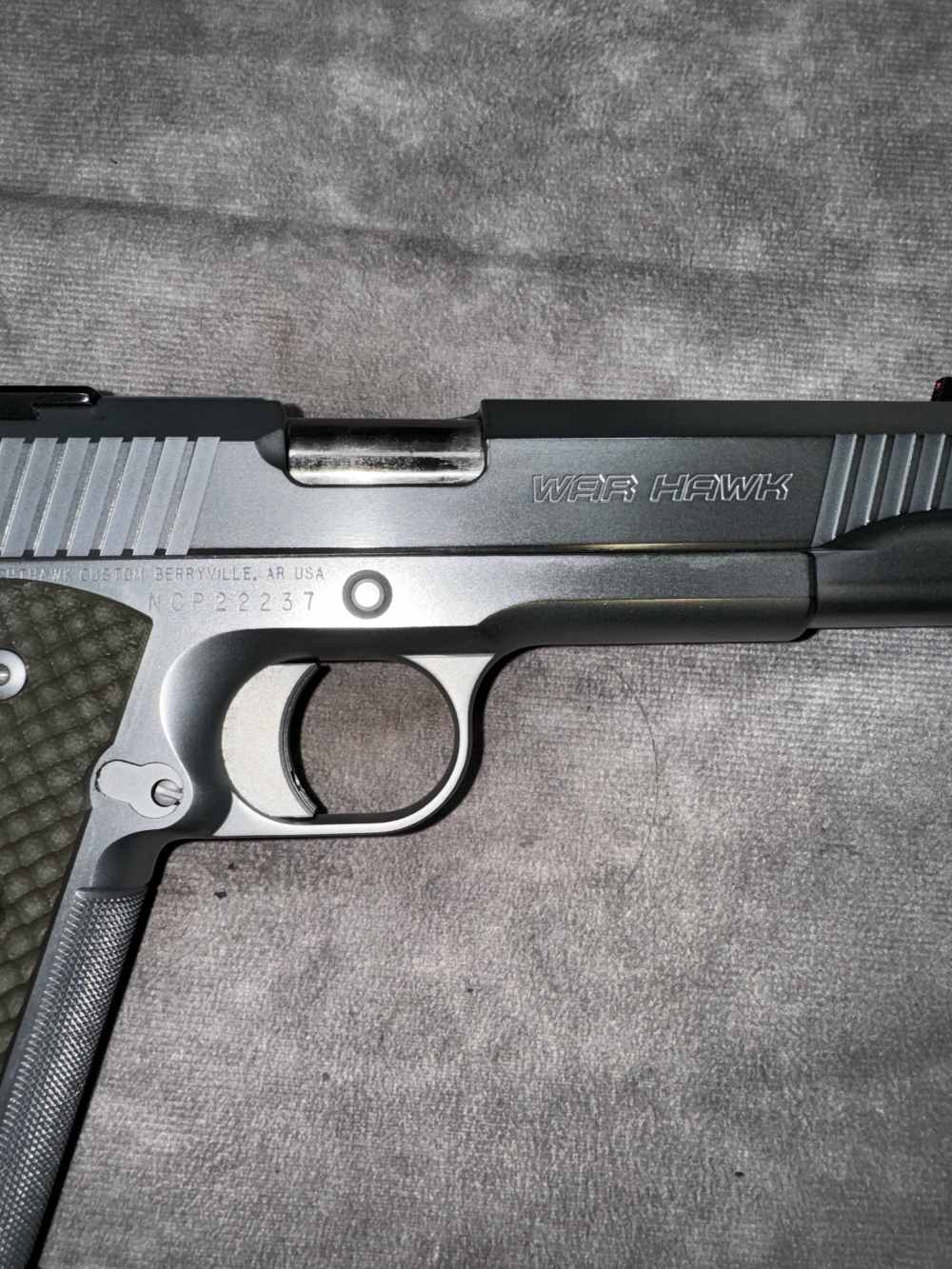 USED! NIGHTHAWK CUSTOM MODEL WARHAWK 1911 .45 ACP ORIG BAG 2 MAGS-img-6