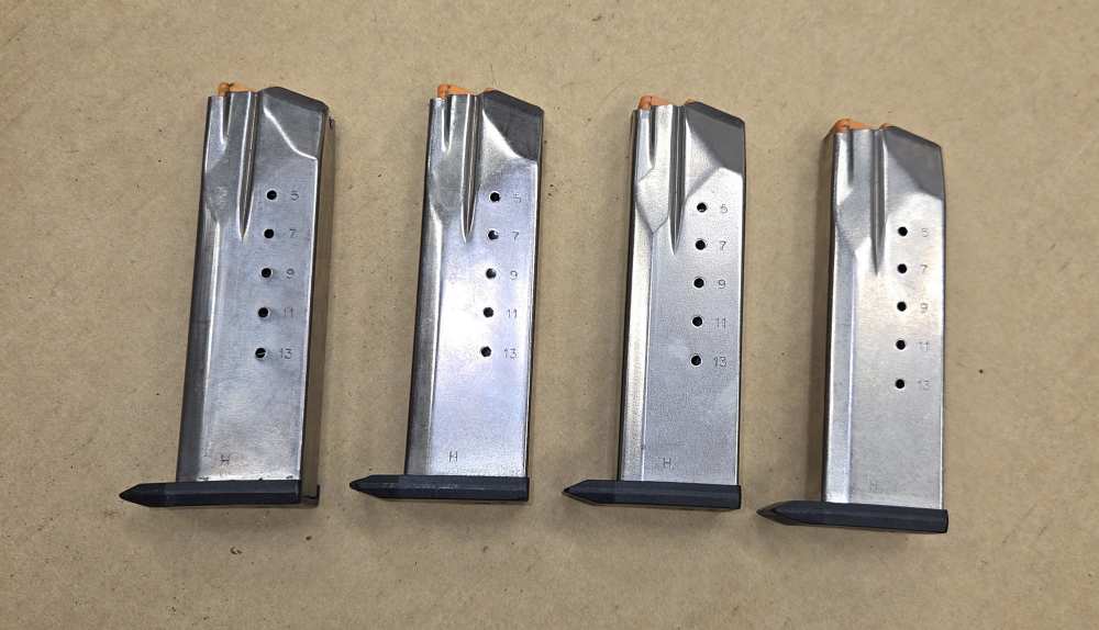 4 Quantity S&W SW40 SW40VE 40cal Magazines 14 Rounds -img-0