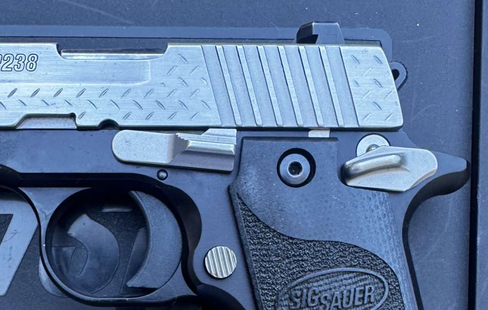 Scarce Sig Sauer P238 Diamond Plate .380 ACP, Discontinued-img-3