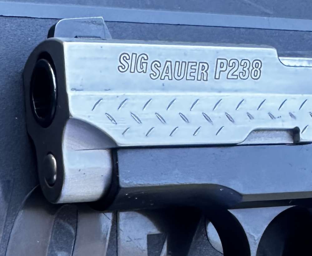 Scarce Sig Sauer P238 Diamond Plate .380 ACP, Discontinued-img-7