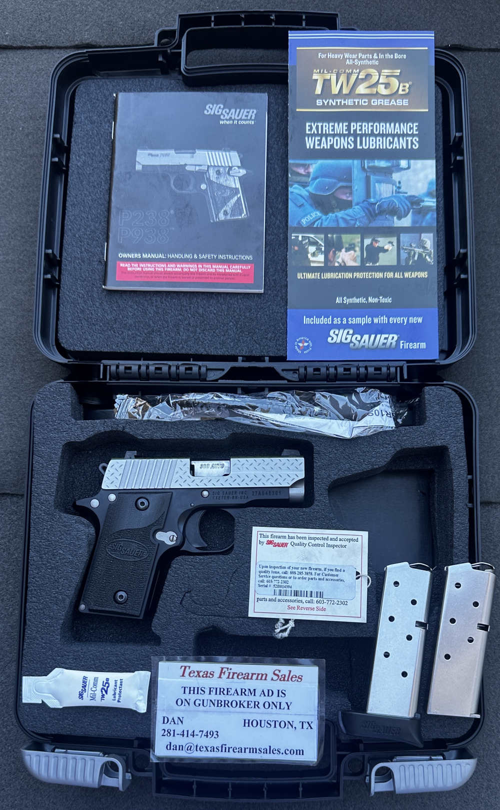 Scarce Sig Sauer P238 Diamond Plate .380 ACP, Discontinued-img-43