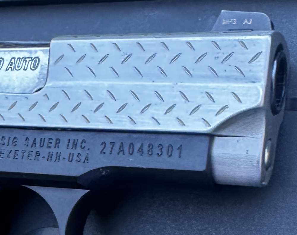 Scarce Sig Sauer P238 Diamond Plate .380 ACP, Discontinued-img-16