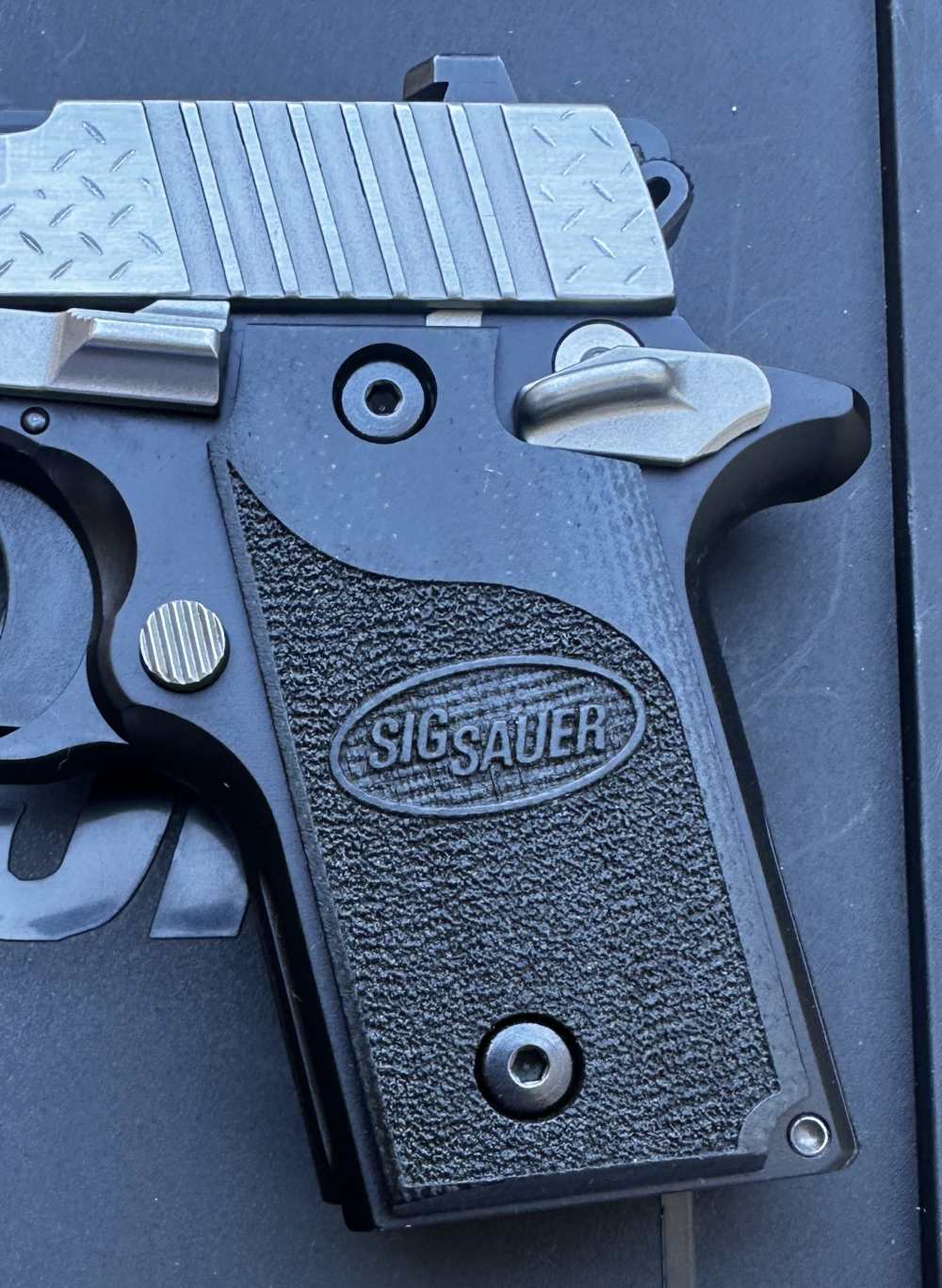 Scarce Sig Sauer P238 Diamond Plate .380 ACP, Discontinued-img-2