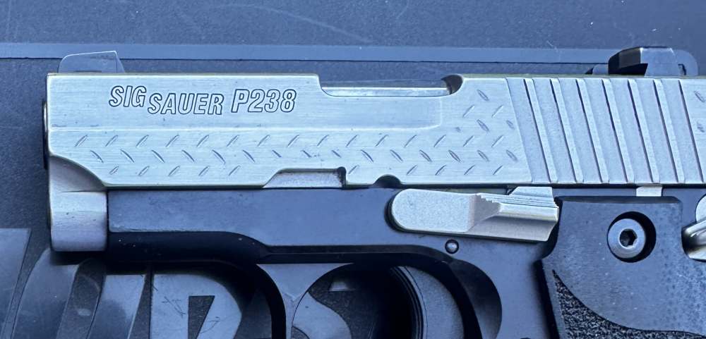 Scarce Sig Sauer P238 Diamond Plate .380 ACP, Discontinued-img-6