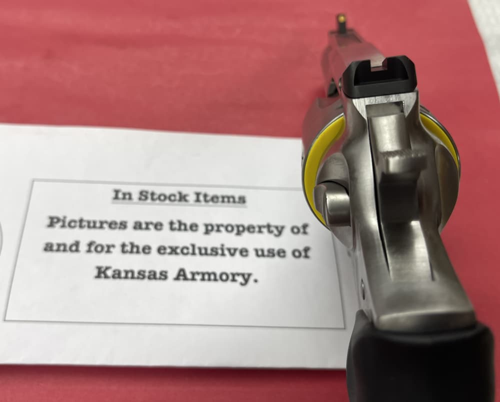 Ruger GP100 10mm SS revolver 3" barrel F/O Novak Sights Wiley Clapp #1780-img-6